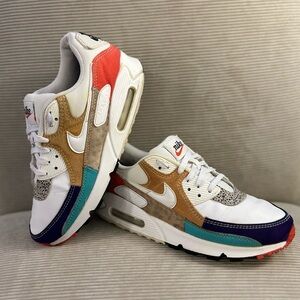 Nike Women’s Nike Air Max 90 'Safari Mix' size 9.5 (DH5075-100)